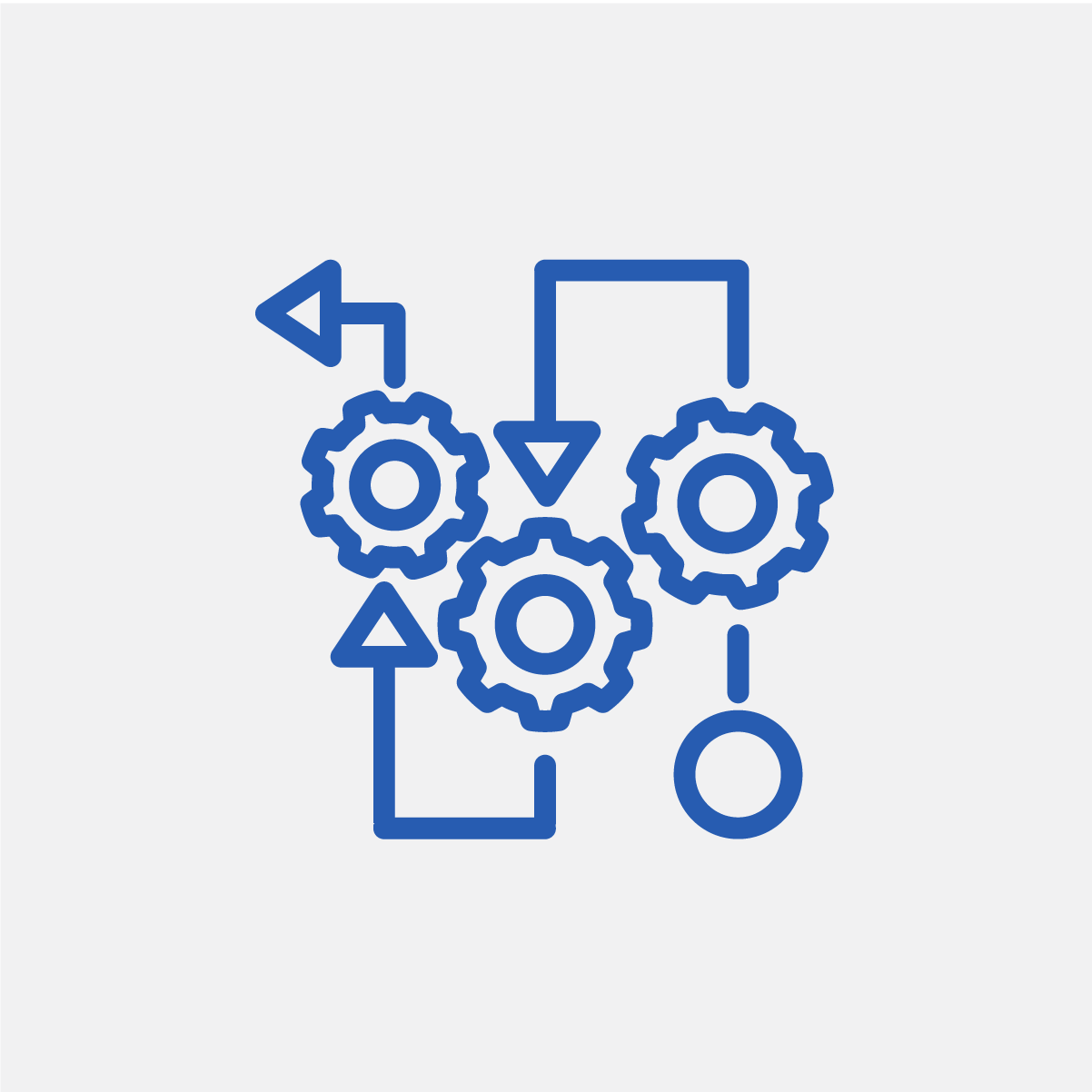 icon with cogs turning